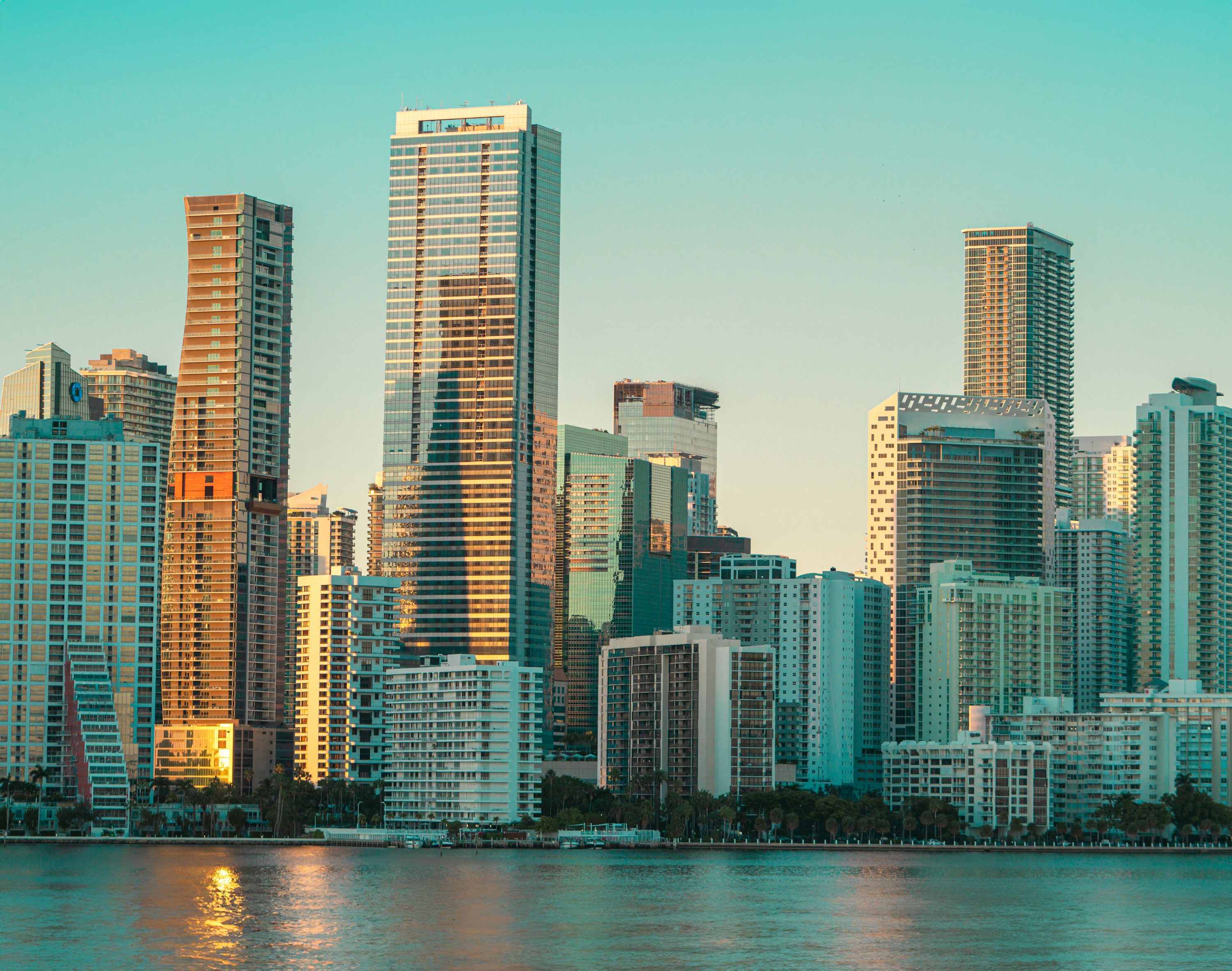 Miami waterfront skyline